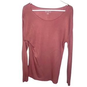 For the Republic Rose Colored Long Sleeve Shirt